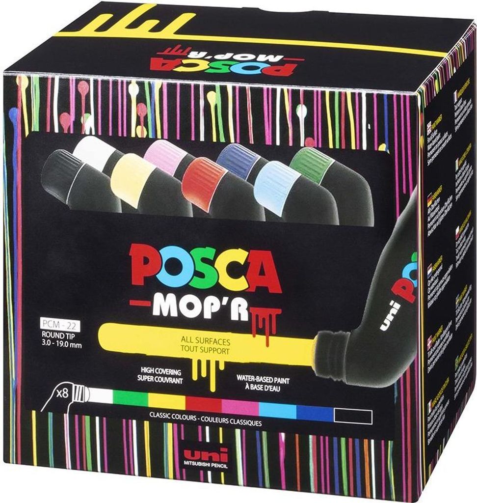POSCA Marker UNI MOP´R PCM-22 8er Set Image du produit 