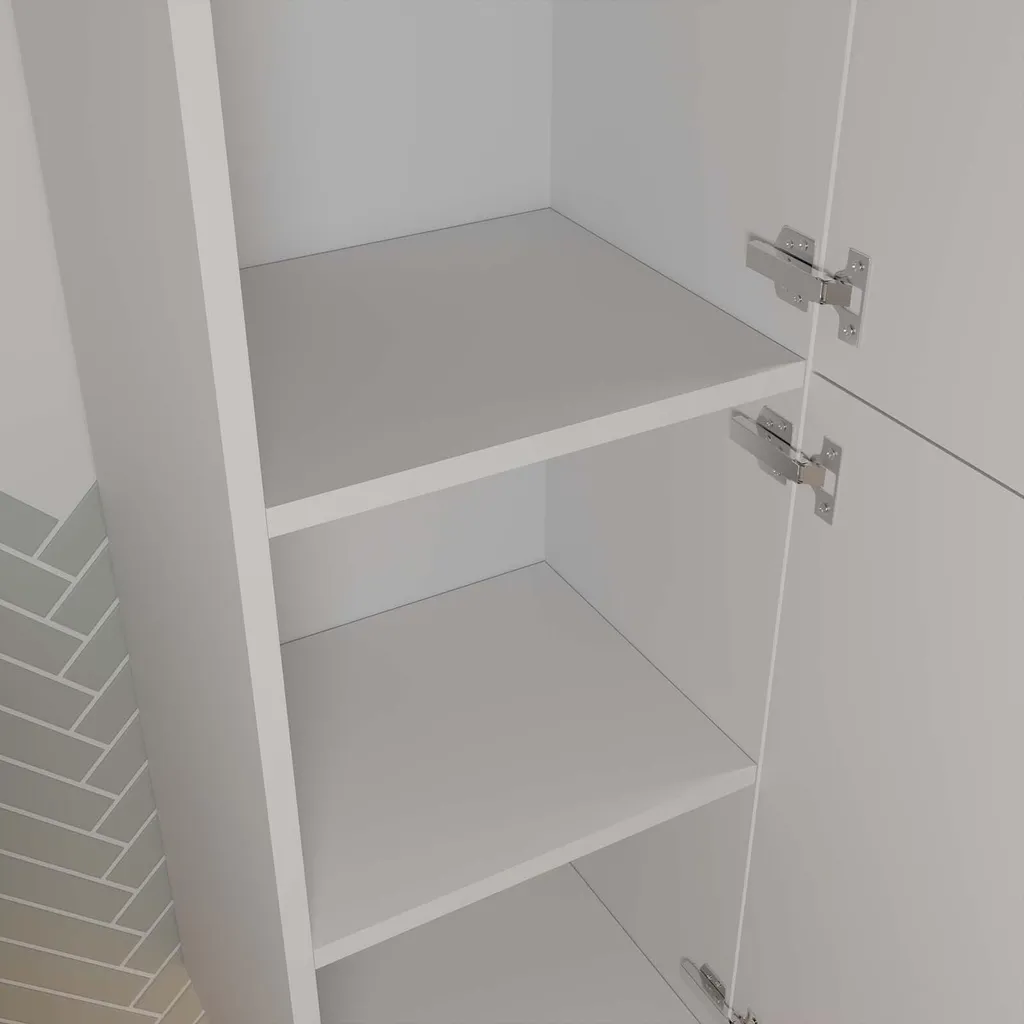 Rangement Mural Colonne Milo 120cm : Solution pour Petits Espaces