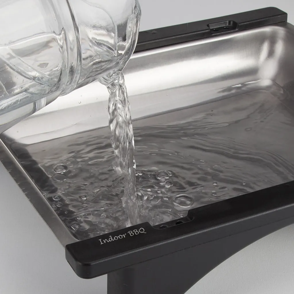 Barbecue Électrique JATA BQ95 de Table en Acier Inoxydable Compact