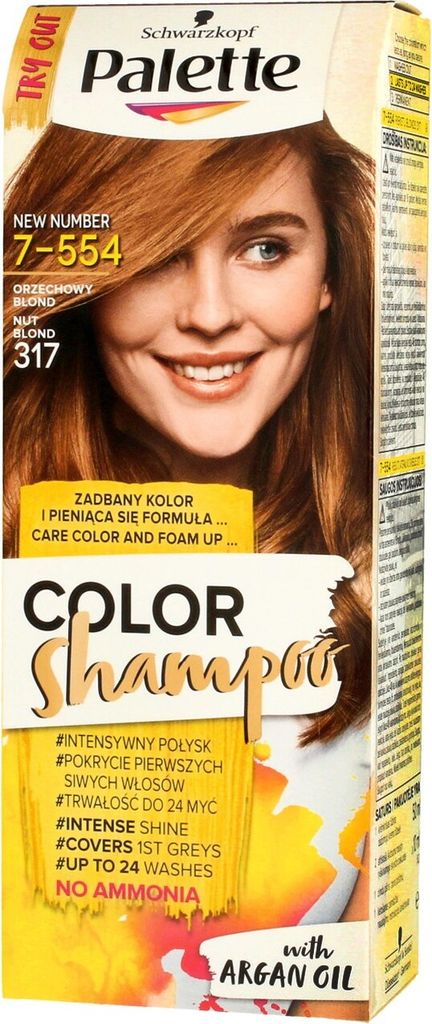 Palette de couleurs shampooing pour la coloration des Image du produit 