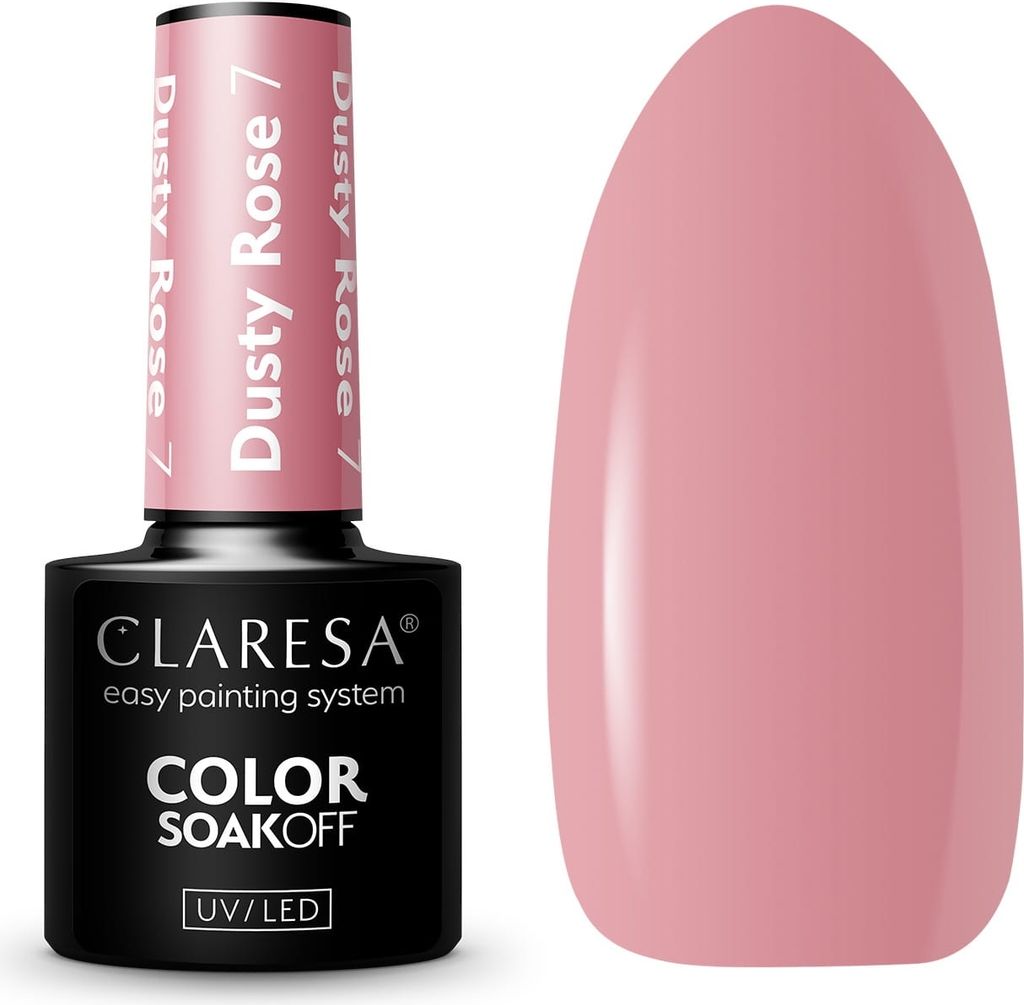 Claresa Dusty Rose Hybrid Nagellack 7 - 5 g Produktbild 