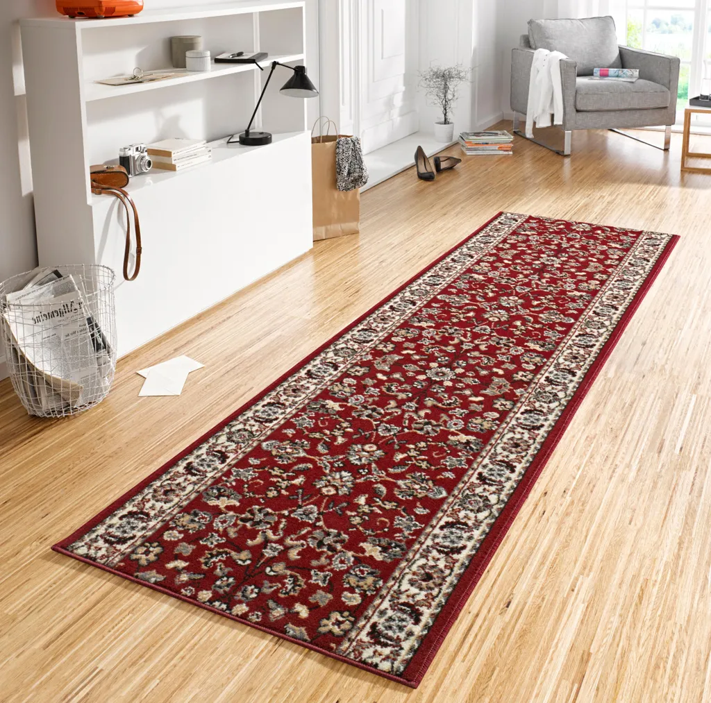 Chemin de table rouge pour décoration festive Hanse Home Basic Vintage - 2