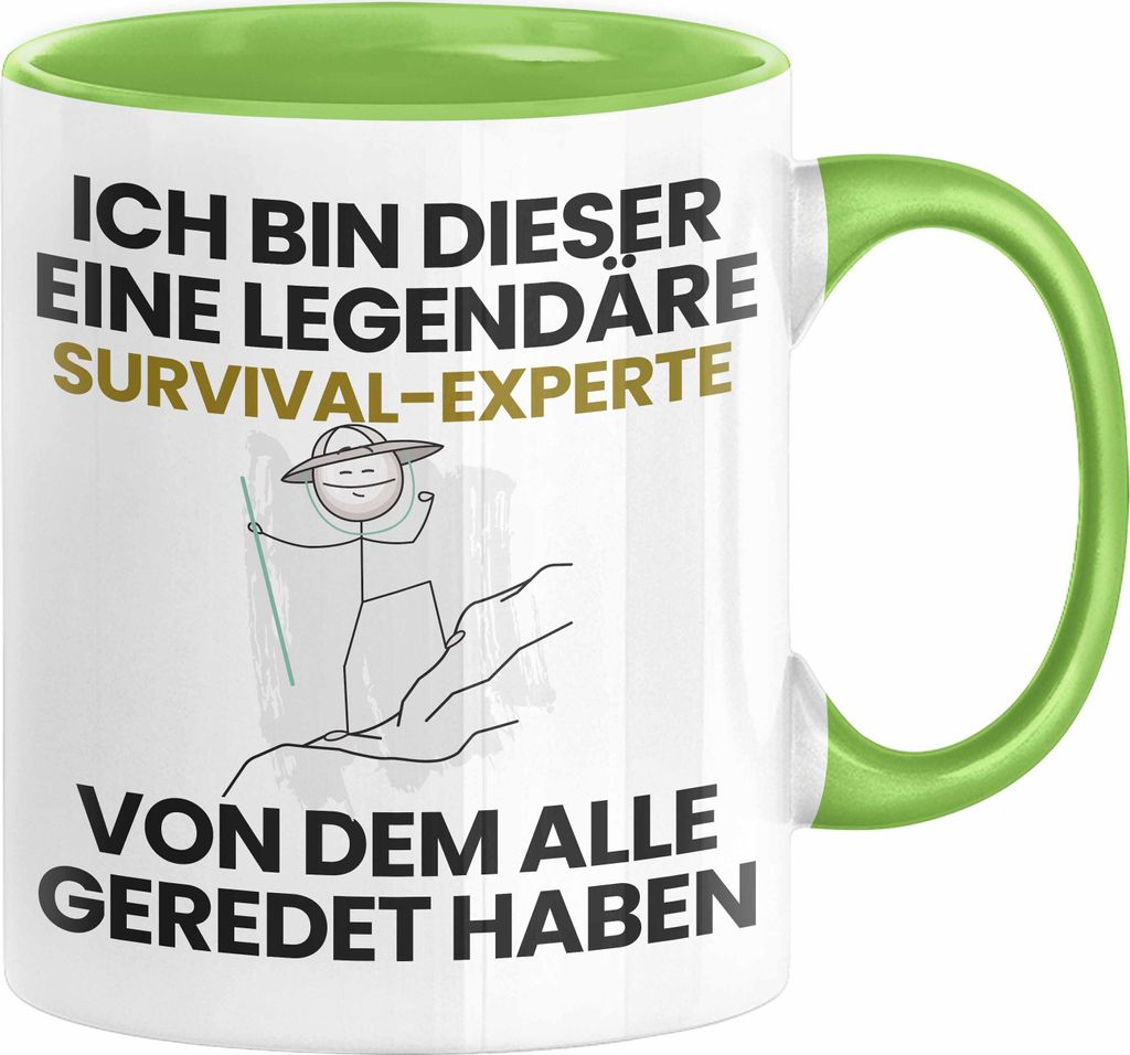 Survival-Experte Geschenk Tasse Lustige Geschenkidee Geburtstag für Survival-Experte Ich Bin Dieser Legendäre Survival-Experte Von Dem Alle Gered...