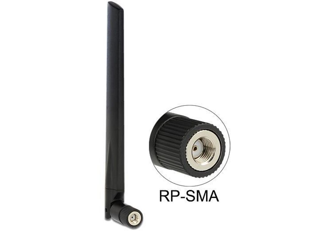 Delock WLAN RP-SMA - Antenne - Wi-Fi - ungerichtet