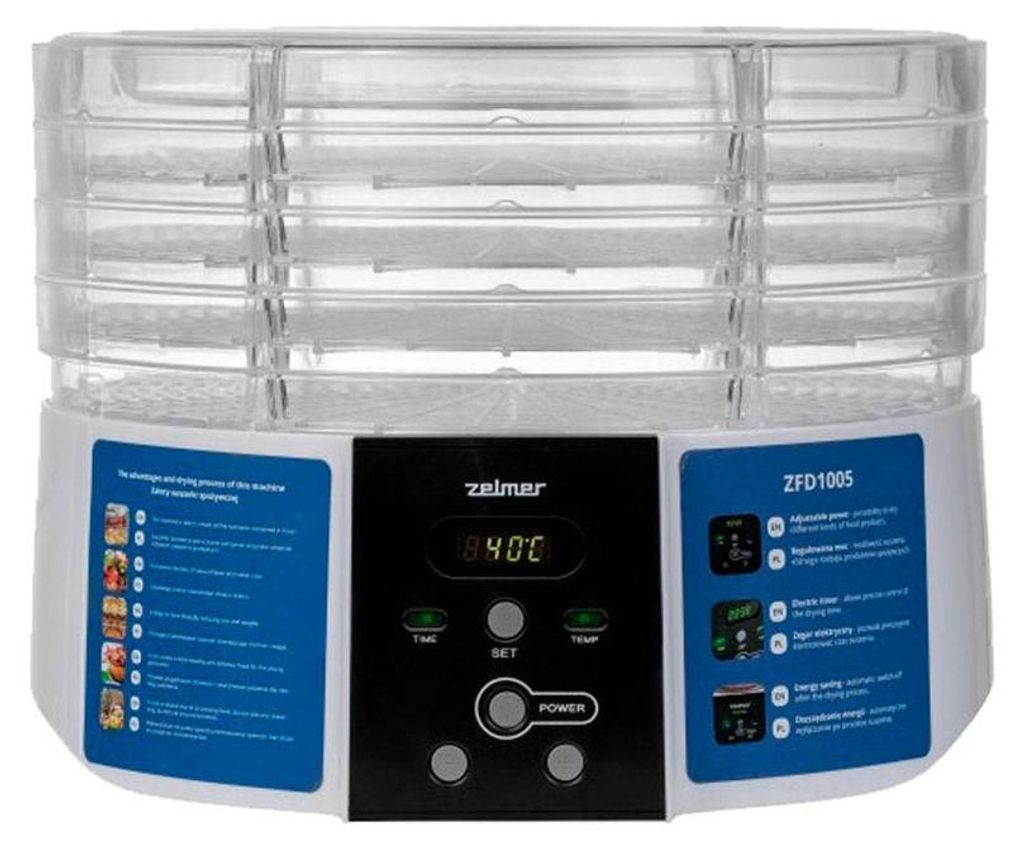 Zelmer ZFD1005 food dehydrator Transparent 520 W Zdjęcie produktu 
