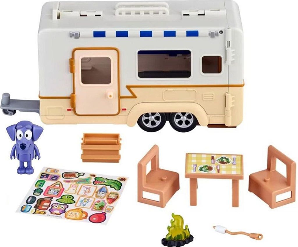 TM Toys Bluey Caravan + cane 13086 Set di figure Immagine del prodotto 