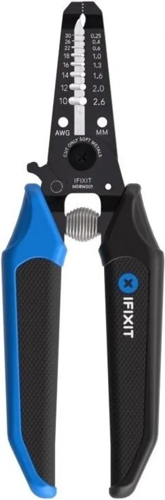 Pince à dénuder iFixit Mandible : fini les fils coupés noir et bleu