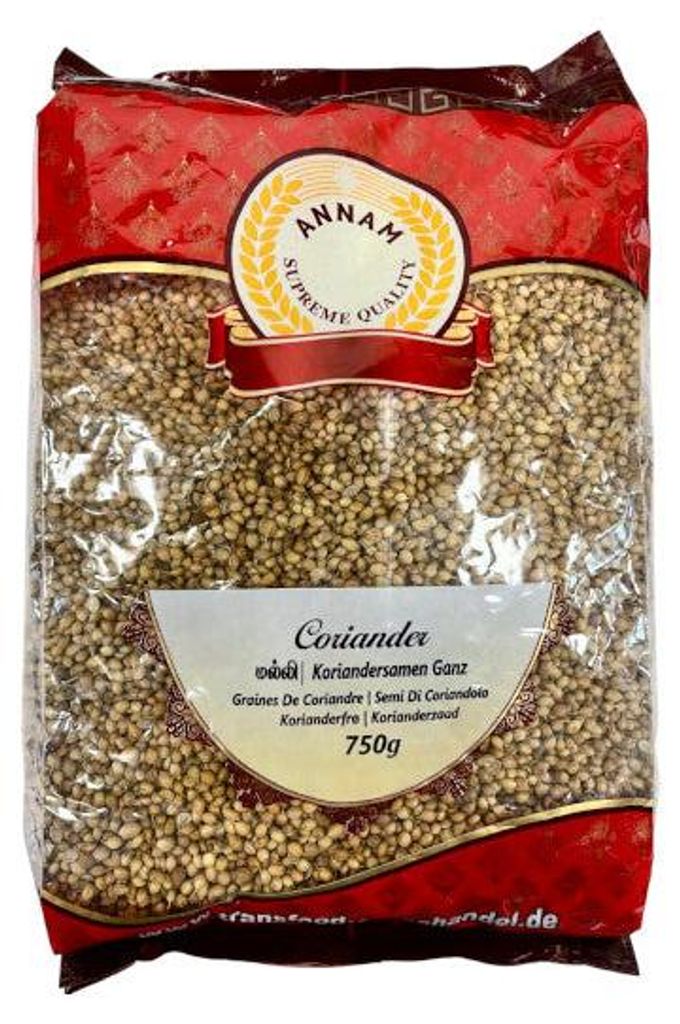 Kolendra w ziarnach Annam Coriander Whole 750g - ciepły Zdjęcie produktu 