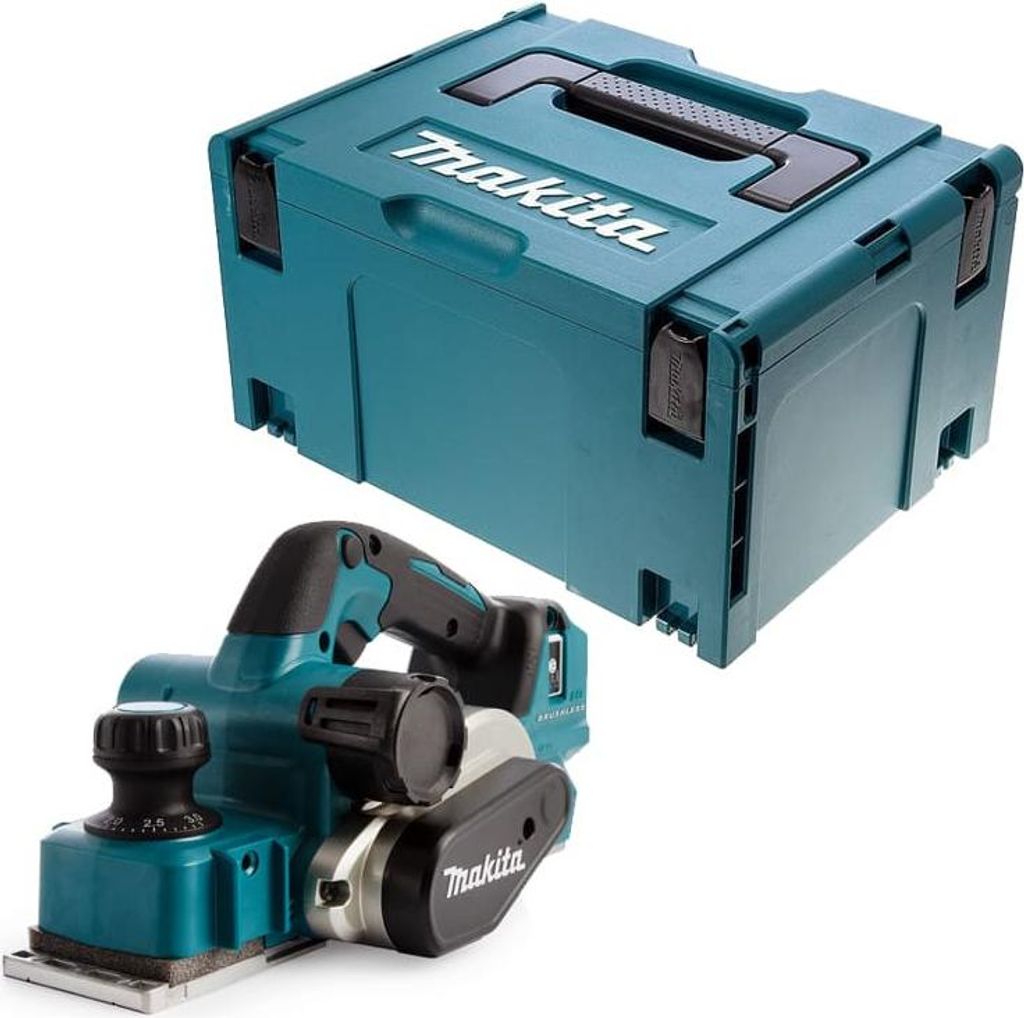Makita DKP 181 ZJ Pialla a batteria 18 V 82 mm + Makpac - Immagine del prodotto 