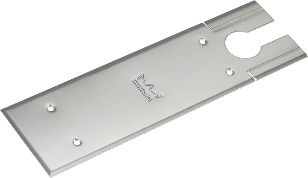 Plaque de recouvrement BTS 80 Dormakaba inox mat fin pour ferme-sol