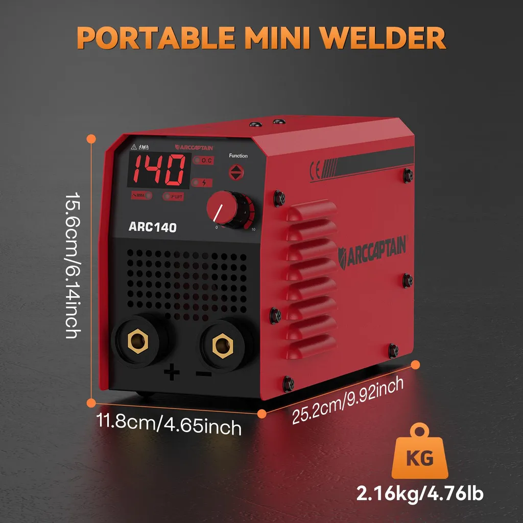 Soudeuse ARC Inverter Nomade - Poste de Soudure à l'Électrode Enrobée 220V - 5