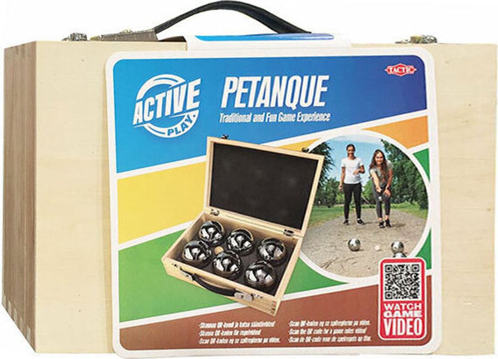 Gra plenerowa Boule/Petanque w drewnianej skrzynce Zdjęcie produktu 2