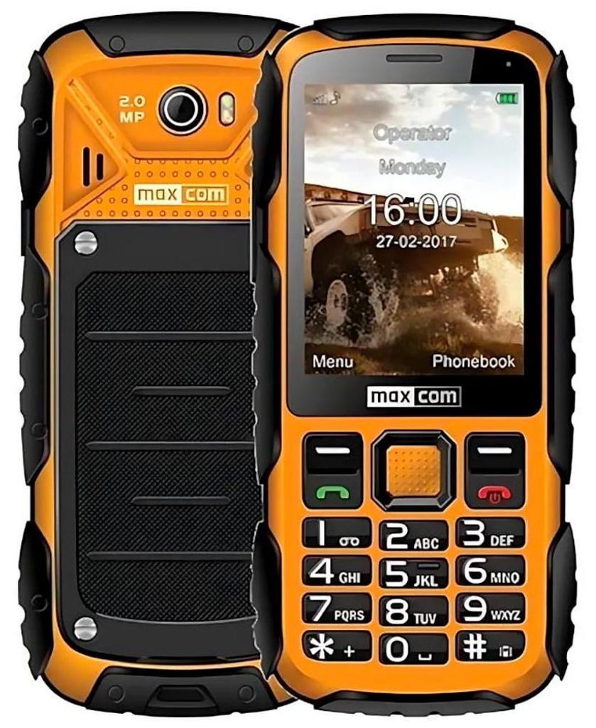 MAXCOM MM920 GELB 2,80", RÜCKKAMERA 2,00 MPx