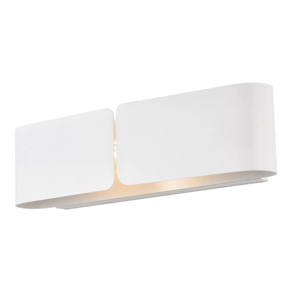 Luminaire mural design Hug blanc 2 feux pour éclairage d'intérieur