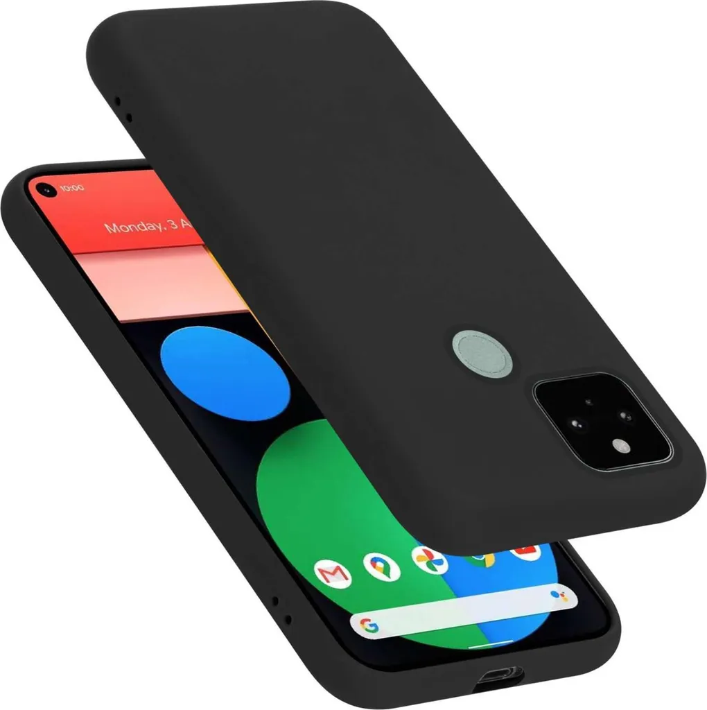 Cadorabo cover per Google PIXEL 5 cover in silicone cover per telefono cellulare in silicone liquido, antigraffio e antiurto cover protettiva per Google PIXEL 5