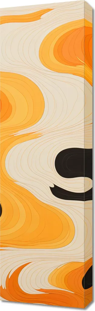 Quadro Sole e Ombra 30x100 cm - Design Contemporaneo da Parete