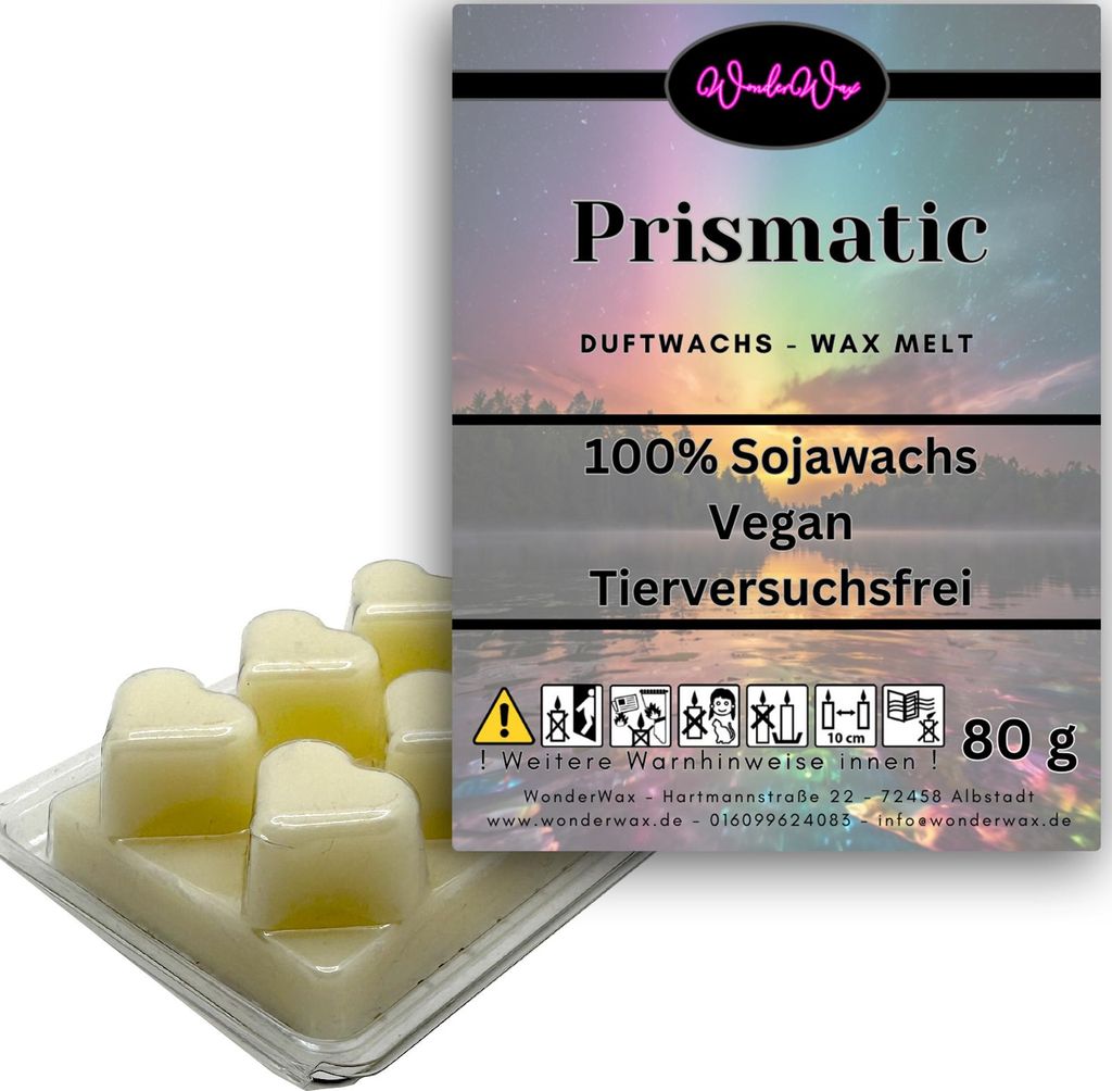 WonderWax Duftwachs Wax Melts für Duftlampe, 6 Herzen Duftmelt Wachsmelt Sojawachs Duftwachs Würfel für Raumdüfte, Wachs Duftöl Winter Indoor ...