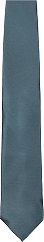 Cravatta Grigia Raso 8.5cm - Accessorio Uomo Cerimonia Luxury