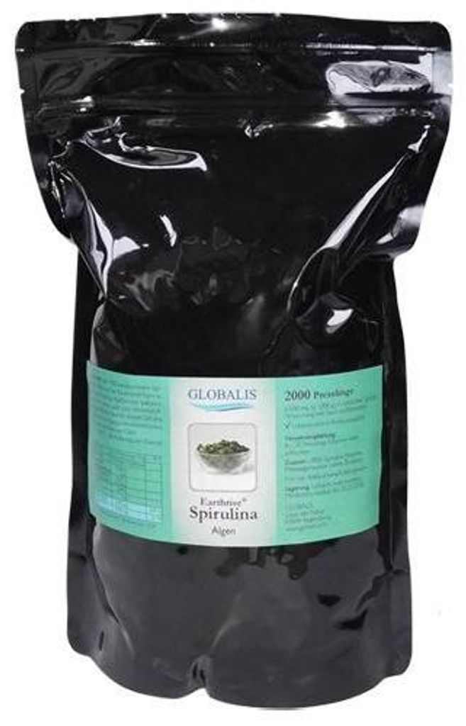 Spirulina 100% Premium Presslinge Globalis 2000 St