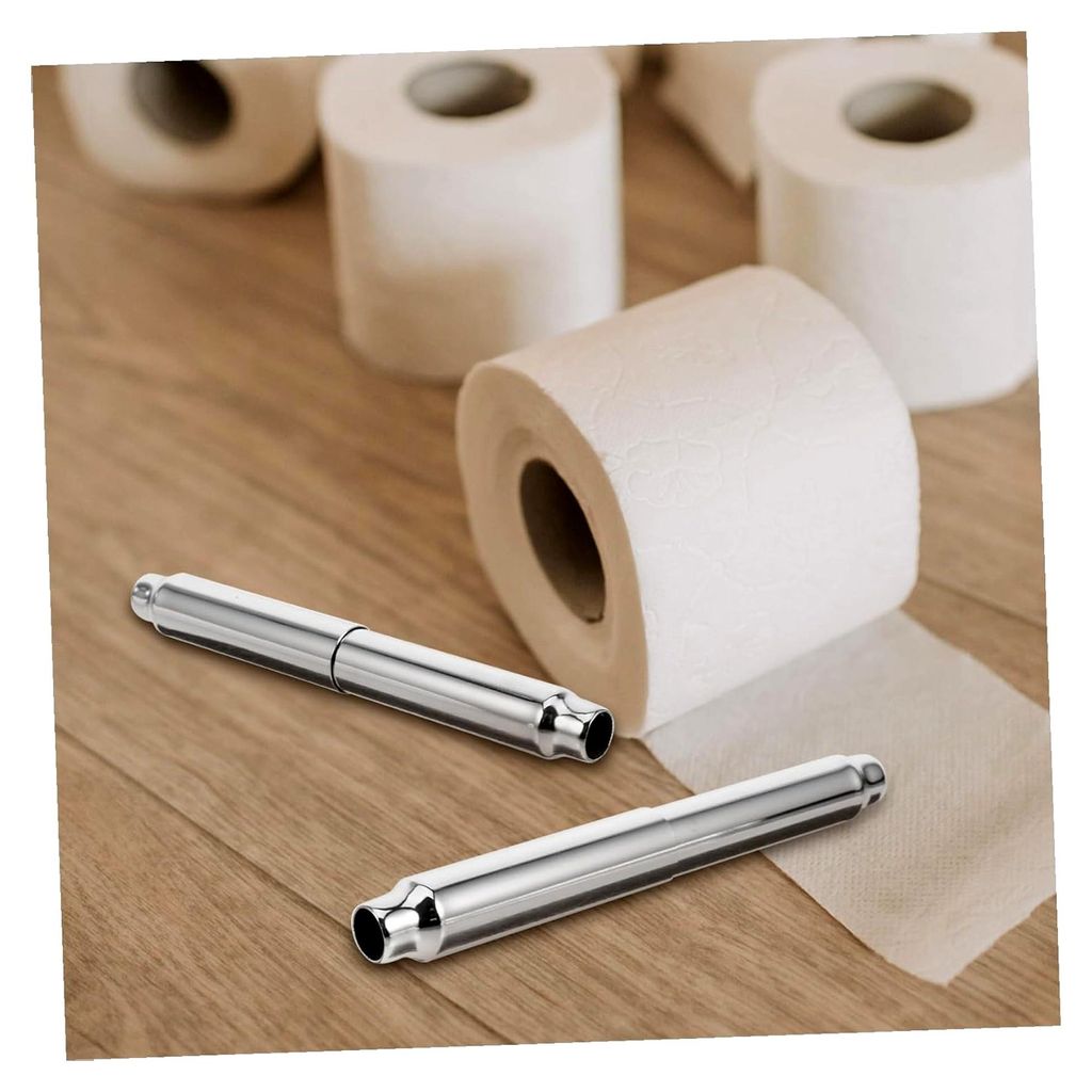Edelstahl Toilettenpapierhalter mit Federmechanismus für einfache Montage