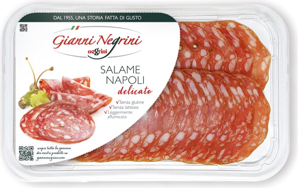 Salami Salame Napoli delicato in Scheiben 80g - Gianni Produktbild 