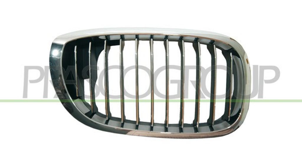 PRASCO BM0212013 Kühlergrill Frontgrill für BMW 3 Coupe (E46) Rechts Chrom Schwarz