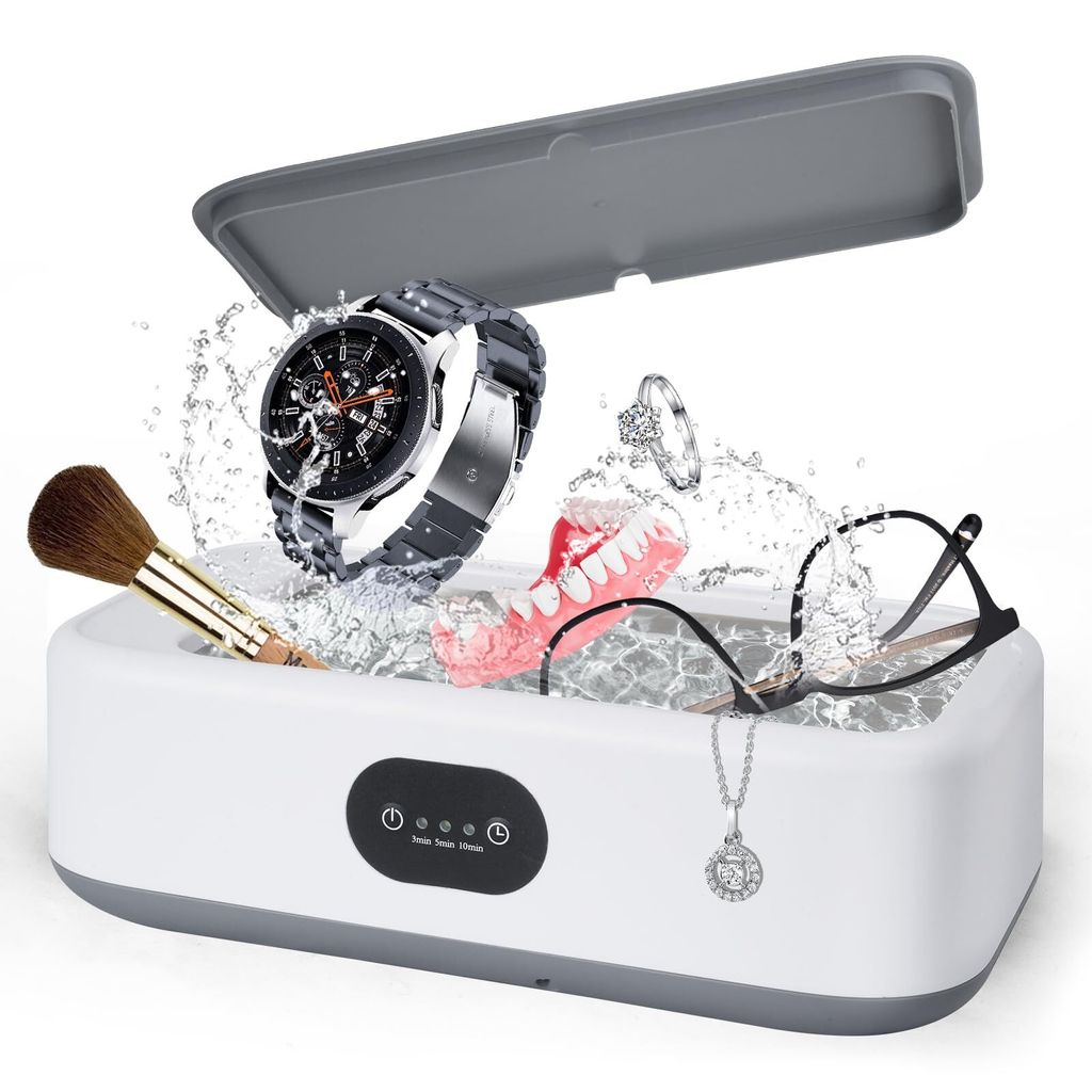 640ml Mini Ultraschallreinigungsgerät Brille Ultraschallreiniger Reiniger Ultrasonic Cleaner für Zahnschiene