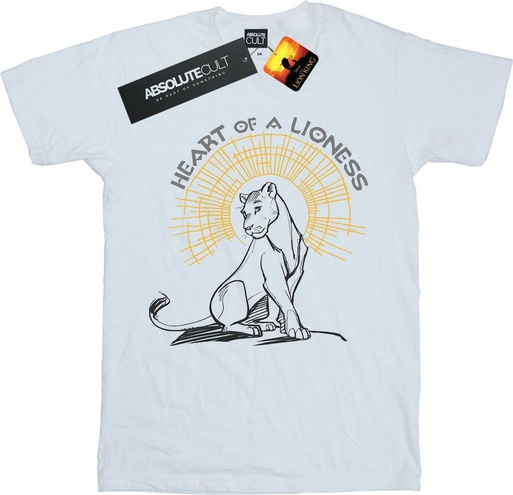Disney - "The Lion King Heart Of A Lioness" T-Shirt für Herren BI32554 (XL) (Weiß)