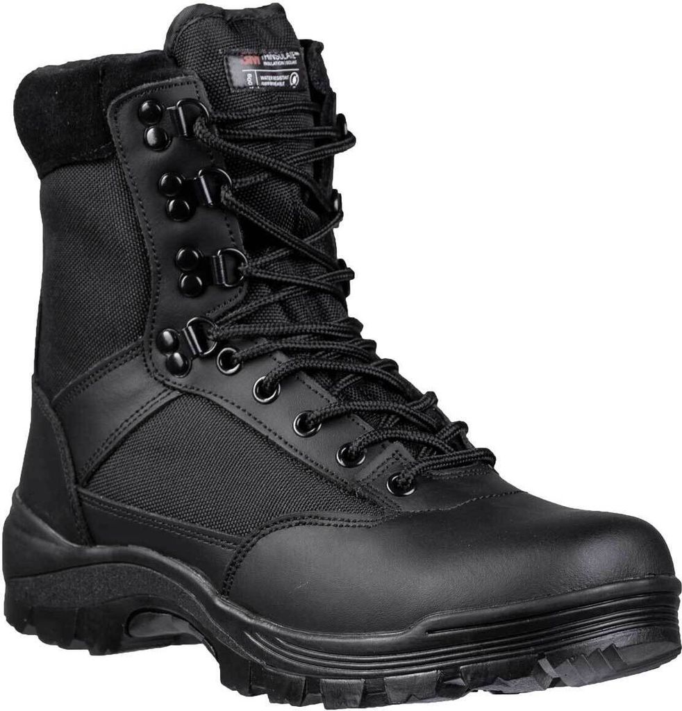 Mil-Tec Tactical Boot mit YKK® Zipper, schwarz US Gr. 4 EU Produktbild 