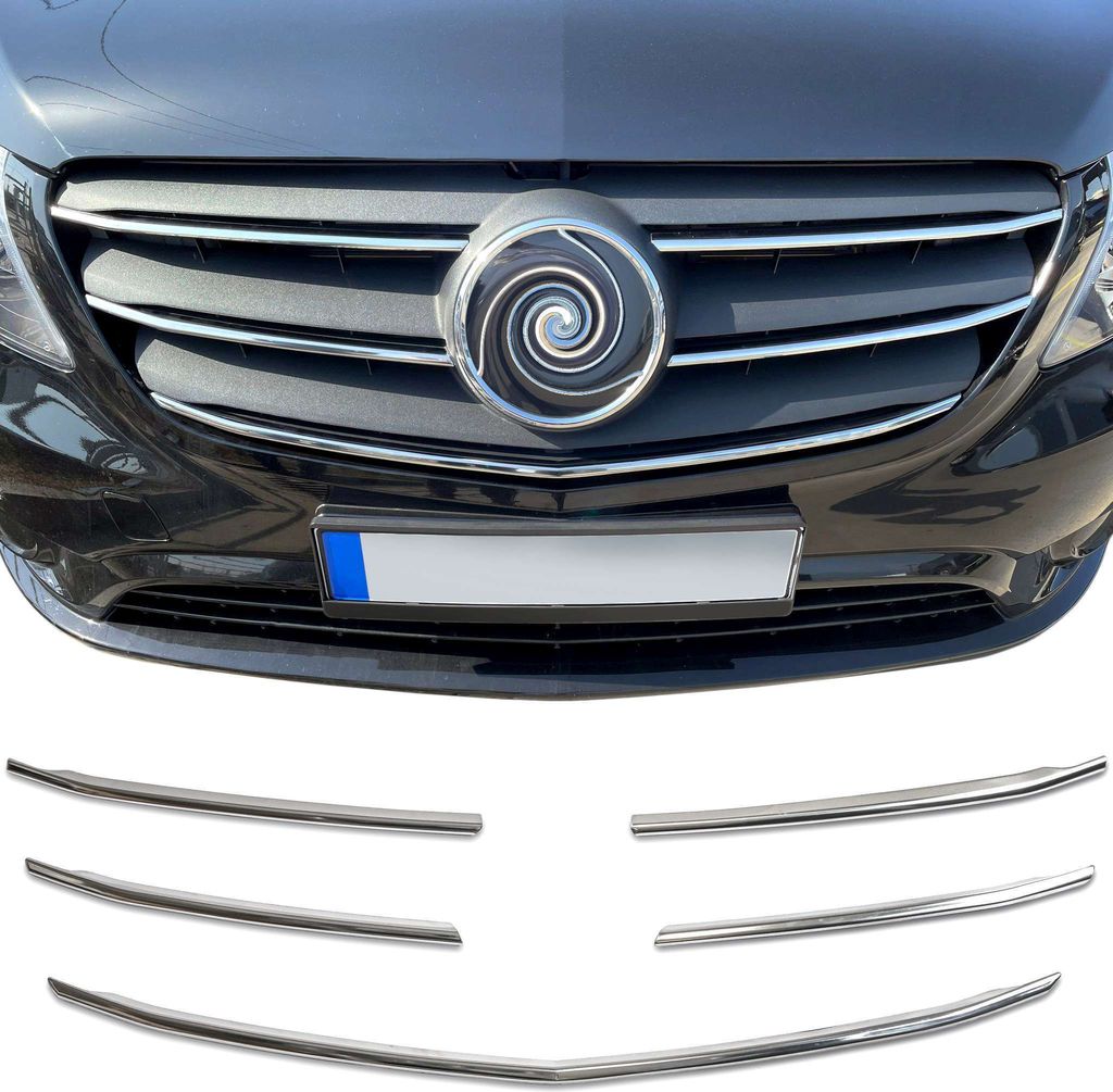 Grille de calandre en acier inoxydable pour MERCEDES VITO Image du produit 