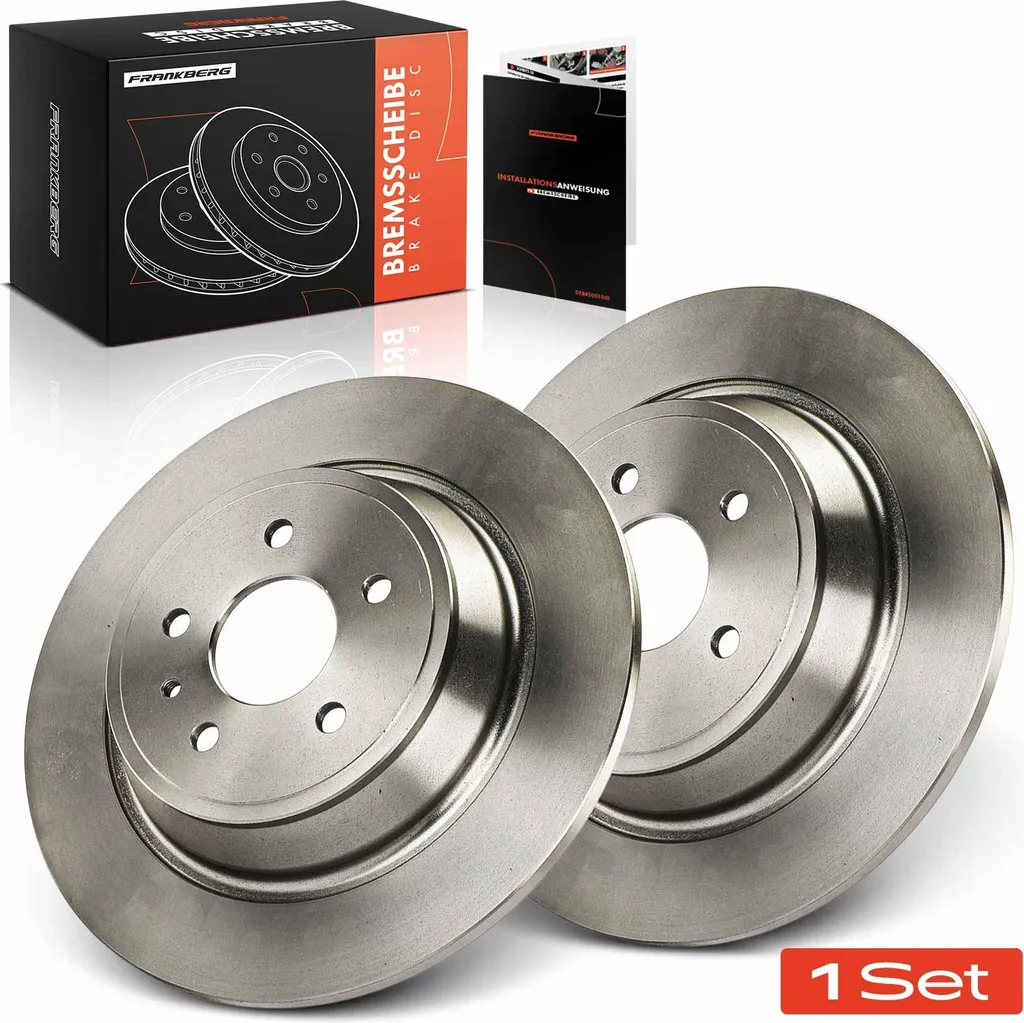 Disques de Frein Arrière Frankberg en Acier Allié pour Ford Kuga II 2013+