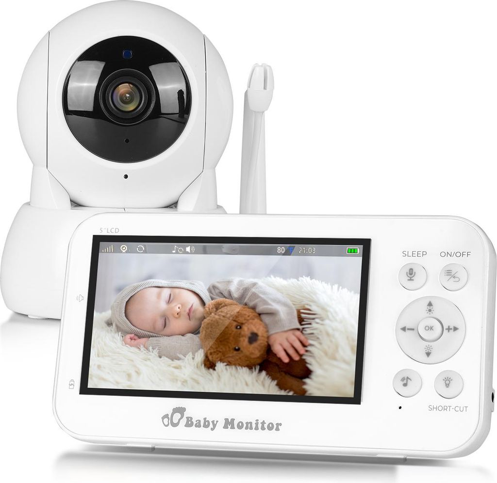 7MAGIC Babyphone mit Kamera und Audio, 12,7 cm (5 Zoll) Produktbild 