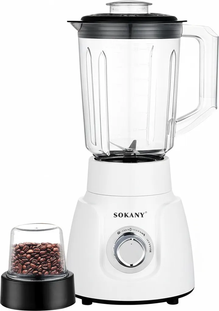 Mixeur pour smoothies et café Sokany 2 en 1 - Bol 1,6L Puissance 500W