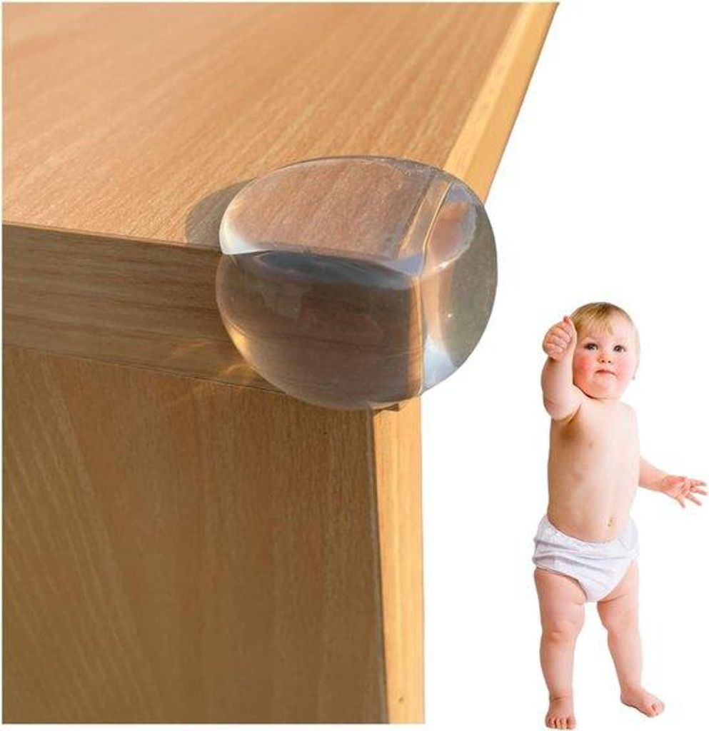 Kinderzimmer-Schutzset (12 Stück), PVC-Schutz für Kinderzimmer und Babyzonen, Plakbare Schutzfolie für sanften Schutz an jeder Ecke