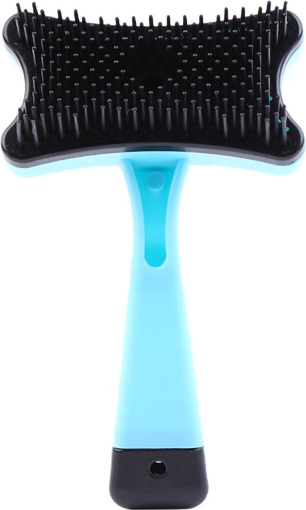 Pet Pinsel Selbstreinigung Massage Partikel entfernt lose Haarpfeilkamm für Hunde Catsblue
