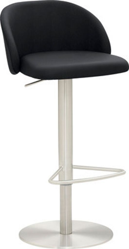 Barstuhl Mayer Sitzmöbel 1216 48 x 49 x 77 cm Stahl chrom matt/anthrazit