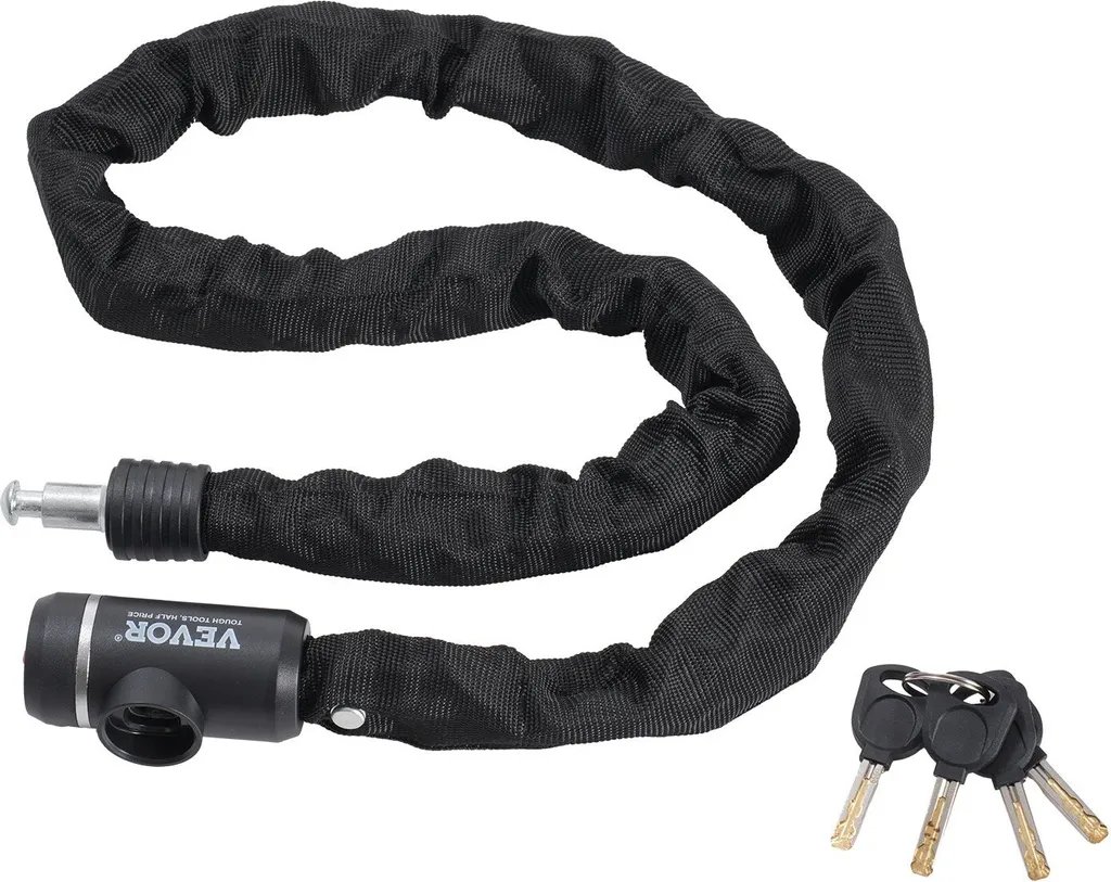 Sécuriser votre moto ou vélo avec l'antivol à chaîne 10mm long 1,2m