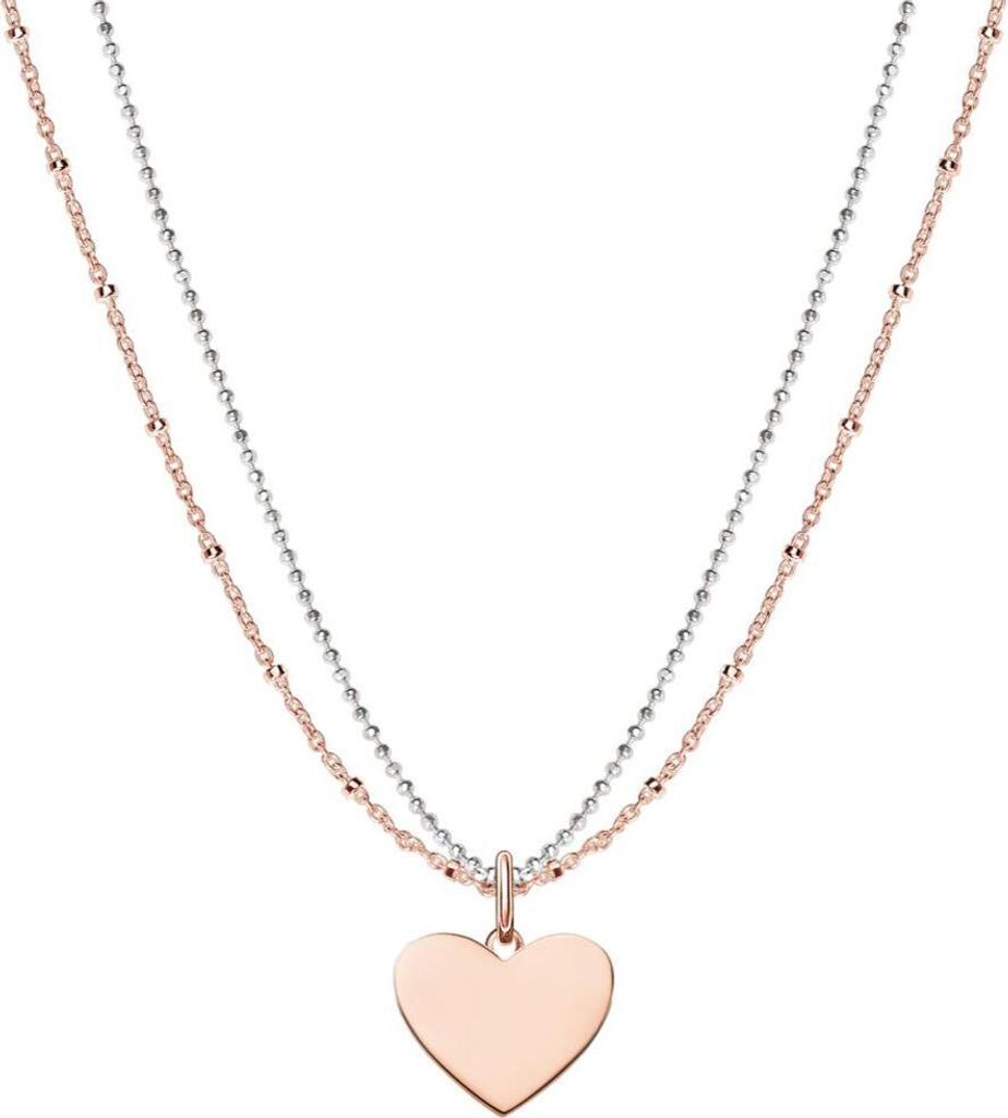 Thomas Sabo Kette LBKE0004-415-12-L45V Silber rosé Herz Produktbild 
