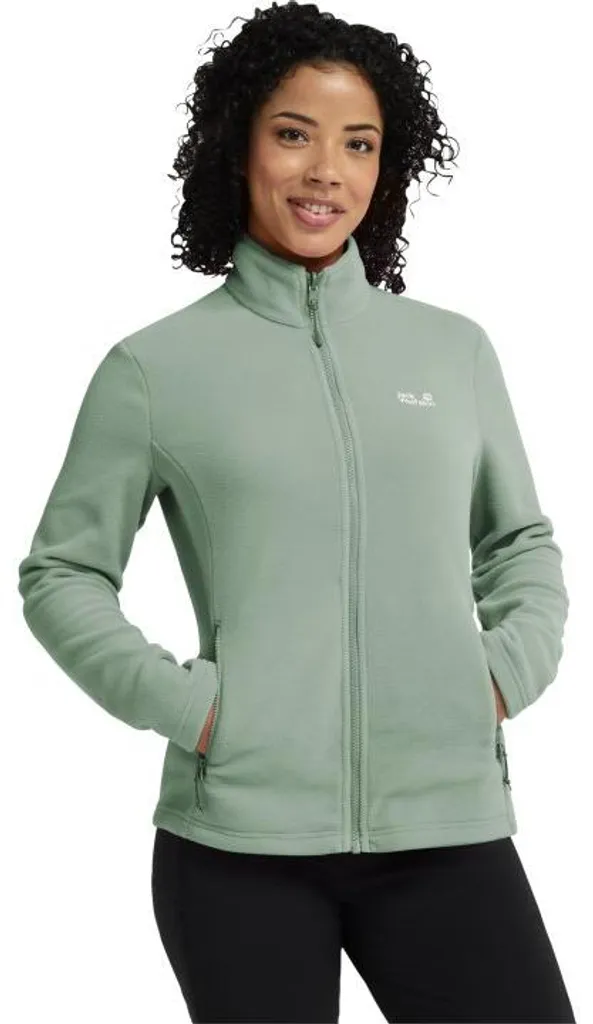 Polaire zippée légère Jack Wolfskin Taunus 100 pour randonnée verte L