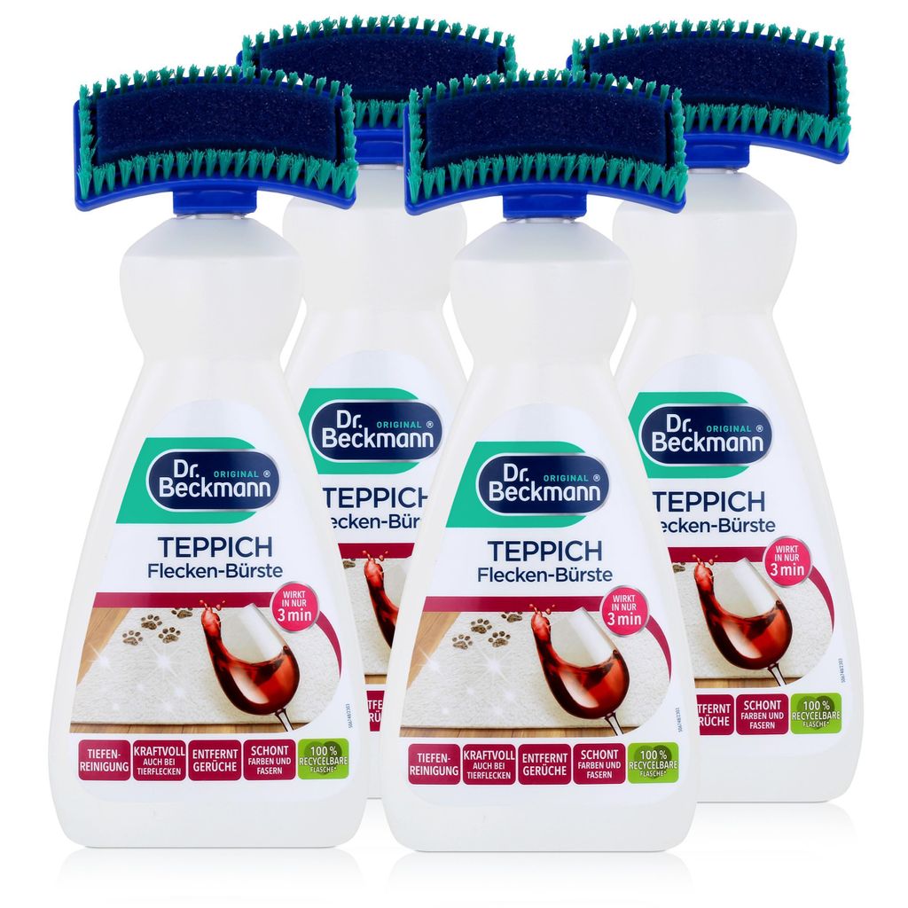 4x Dr. Beckmann Teppich Flecken-Bürste 650 ml - Mit Produktbild 