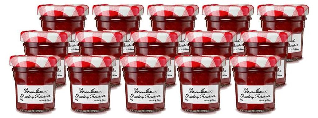 Bonne Maman marmellata di fragole 15x30g, crema spalmabile Immagine del prodotto 