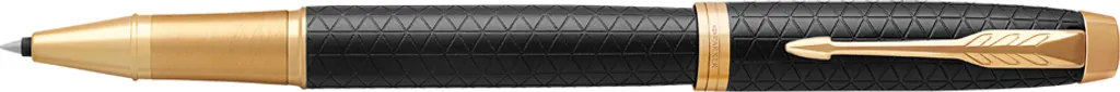 Parker IM Premium Rollerball Noir/Or : Stylo chic avec attributs or