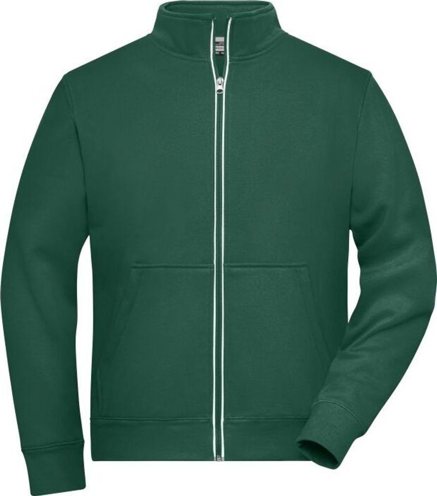 Men's Doubleface Work Jacket - SOLID - dark-green, Gr. 4XL