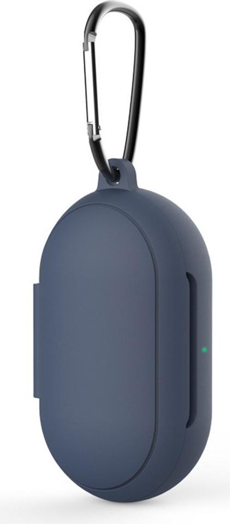 INF Silikon Schutzhülle für Samsung Galaxy Buds Plus - Mit Karabiner Blau