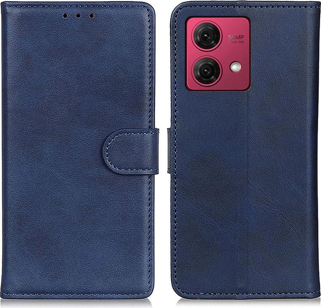Motorola Moto G84 Hülle - Coverup Luxus Klapphülle - Blau