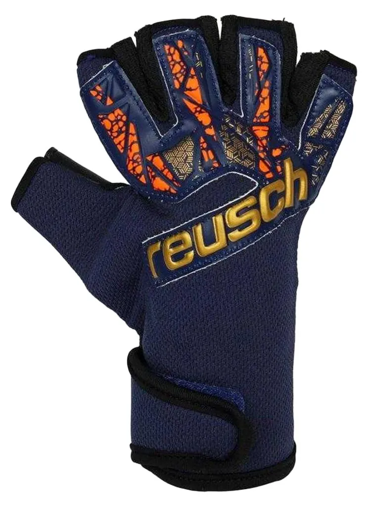 Gants de Futsal Reusch pour Homme et Femme en Plastique Bleu Marine (9)