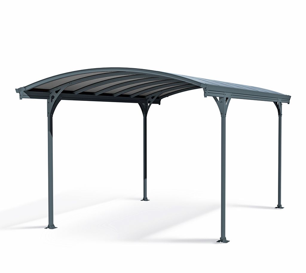 Palram - Canopia Aluminium Carport Vitoria 5000 Anthrazit Produktbild 