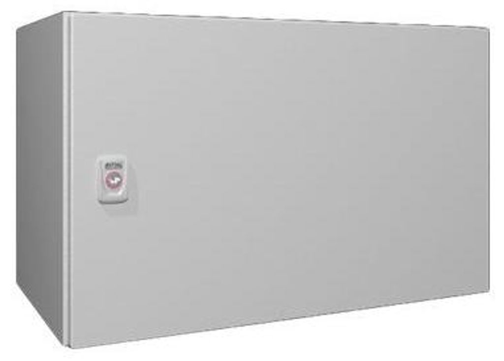 Rittal 7641.350, Wandmontiertes Regal, 7U, Sperrschloss, Grau