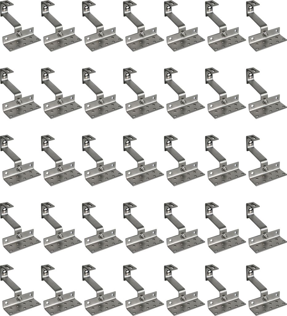 Sunex A2 Dachhaken MS6 5 mm 3-fach verstellbar Edelstahl Produktbild 