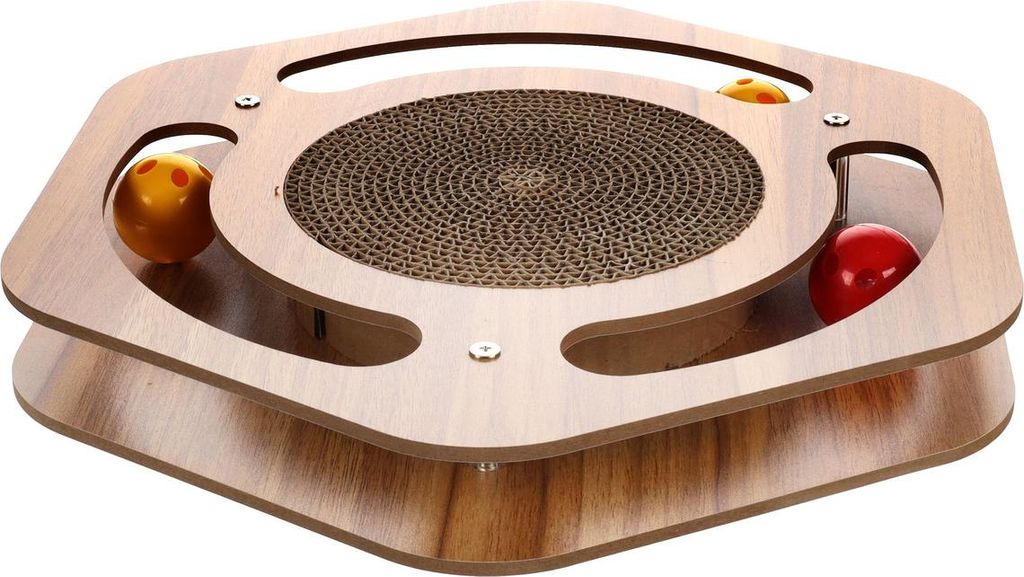 Flamingo Kratzspielzeug Densi Sechseck Produktbild 